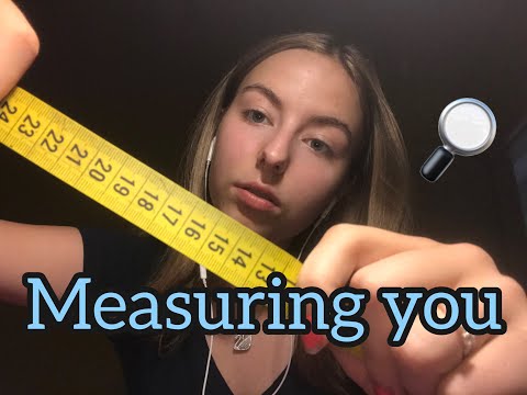 ASMR| measuring your facial features