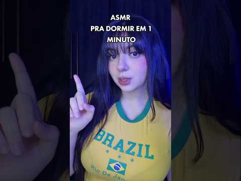 asmr pra dormir em 1 minuto 😴 #asmr #asmrsounds #satisfyling #tingles