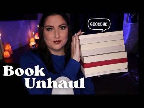 ASMR Book Unhaul 📚👋🏼 (Book Sounds & Whispers)