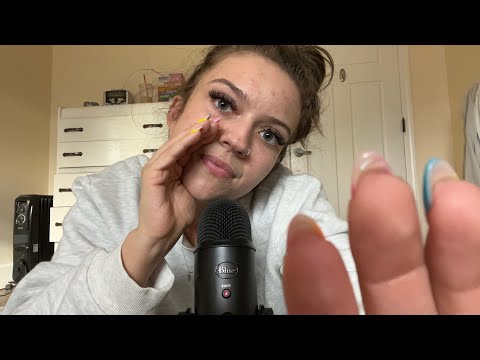 ASMR| INAUDIBLE MOUTH SOUNDS- INAUDIBLE WHISPERING WITH HAND MOVEMENTS