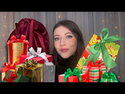 SHOW & TELL ASMR✨ I MIEI REGALI PER NATALE 🎄