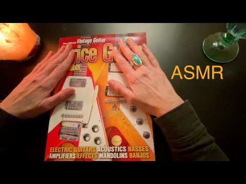 Should We Invest in Guitars? Relaxing Guide Book Flip | Soft Spoken ASMR