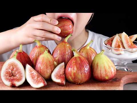 ASMR Fresh Figs | Fruit Eating Sounds Mukbang