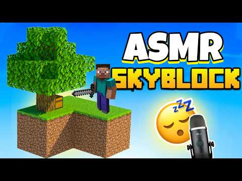 ASMR Français • 2H DE CHUCHOTEMENT SUR MINECRAFT SKYBLOCK ! 😴