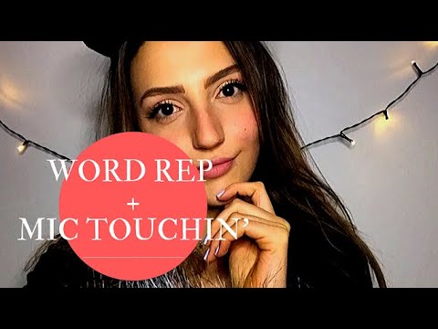 Dormi con queste parole 💖 WORD REPETITION + MIC TOUCHING // VERO A S M R - close up whispering [ITA]