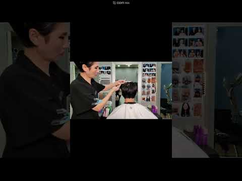 미용실ASMR 시각과청각의 활성화 #숏컷 Hair salon ASMR visual and auditory activation #Shortcut
