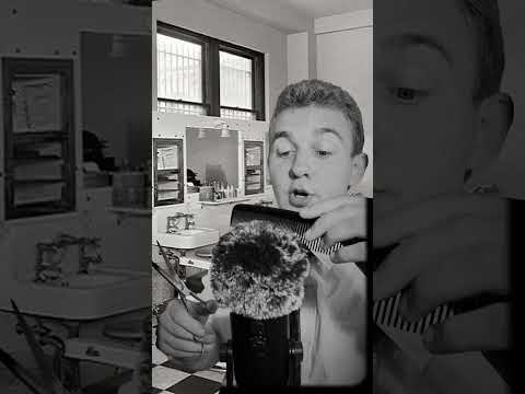 Asmr vintage barbershop haircut
