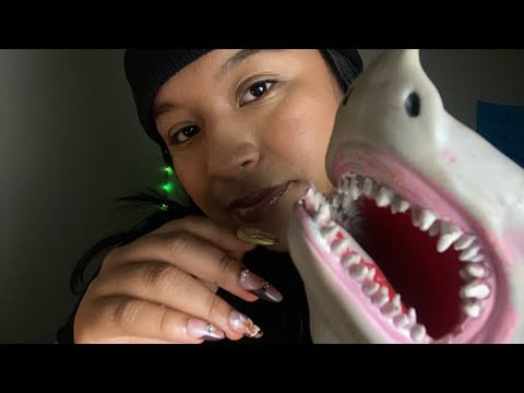 ASMR the most tingly shark bites ever for sleep..💤 