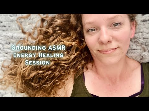 Grounding ASMR Reiki Session - Soft Spoken, Smoke Cleanse, Crystal Tapping, Face Massage