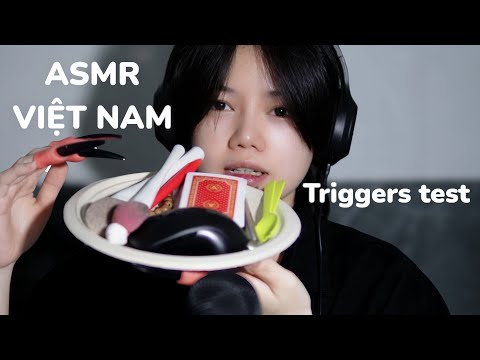 ASMR VIỆT NAM | Thử tất cả các dạng asmr - Asmr triggers test