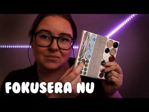 ASMR Fokusera på allt jag säger och du kommer somna 😴