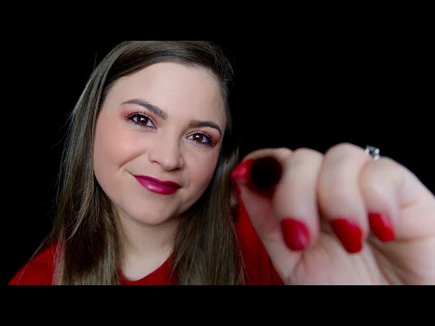 ASMR | Face Brushing & Stippling | Soft Whispers