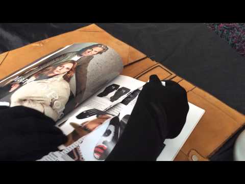[ ASMR ]  Tearing a magazine   - Scheuren van een tijdschrift-