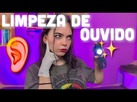 ✨ASMR | Limpeza no seu ouvido✨