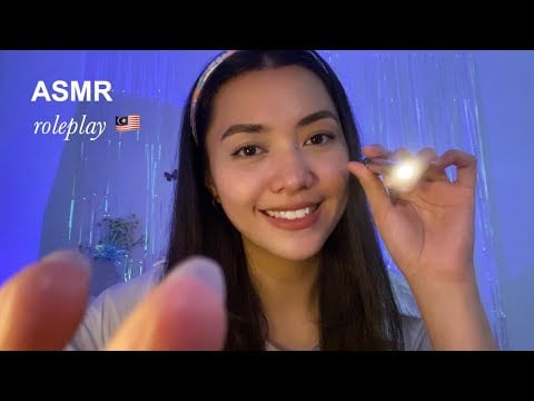 ASMR - eye checkup doctor roleplay 👀 | soft spoken & light trigger (bahasa melayu/malaysia)
