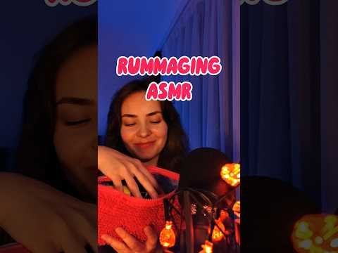 Rummaging sounds ASMR 💆‍♀️ #asmr #asmrsounds #asmrtriggers #asmrvideo #relaxing #shorts