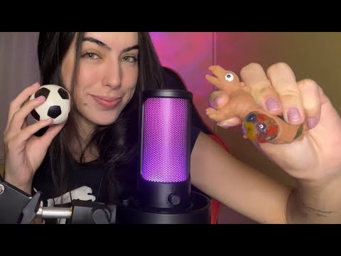 ASMR- os MELHORES gatilhos com o microfone novo!!