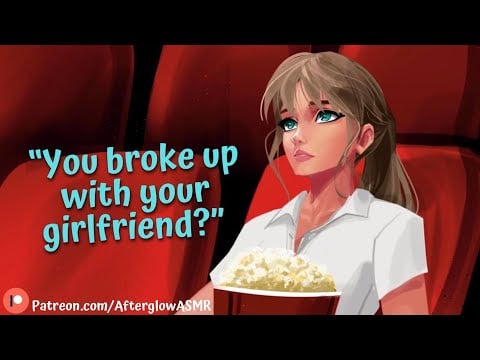 Cute Co-worker Comforts You When Your Ex-Girlfriend Walks In (Movie Theater) (Kiss) (F4A)
