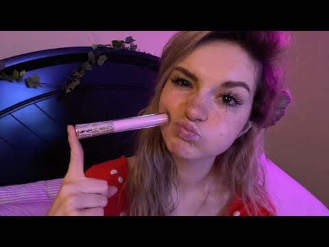 [ASMR] 50 Layers of Lip Gloss // Whispering