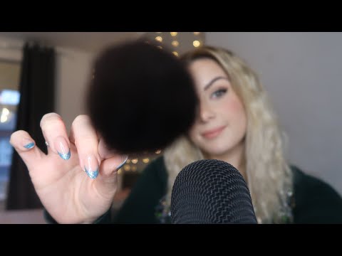 ASMR Brushing your face until you fall asleep