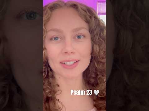 Christian ASMR Psalm 23 #asmr #bibleverse #biblereading #psalm23 #scripturereading