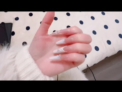 Gentle Nail Tapping & Scratching on Plush Toys | Sleep ASMR