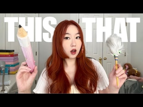 ASMR THIS OR THAT 🤩✨which gives you MORE tingles? 