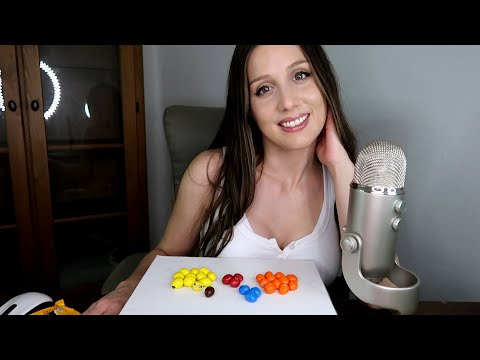 ASMR M&M Sorting & Soft Spoken Ramble