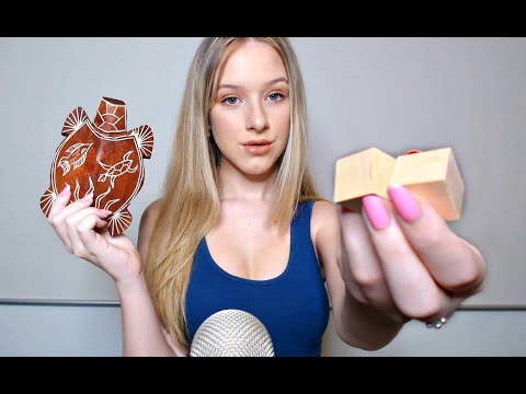 ASMR Wooden Sound Assortment | Tapping on Wooden Objects