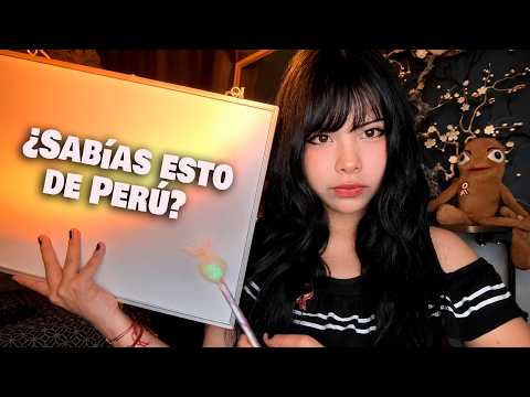 ASMR | Tu profesora te enseña sobre Perú 🇵🇪 ✨ (Historia, palabras y expresiones)