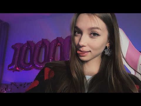 АСМР 🥰 ASMR помурлыкаю на ушко 💕 100 000 подписчиков на канале 🎉🥳