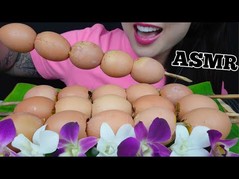 ASMR GRILL EGGS THAI STYLE (SOFT RELAXING EATING SOUNDS) LIGHT WHISPERS | SAS-ASMR