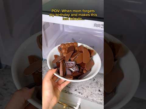 When mom forgets your birthday and makes this last minute… #food #chocolate #recipe