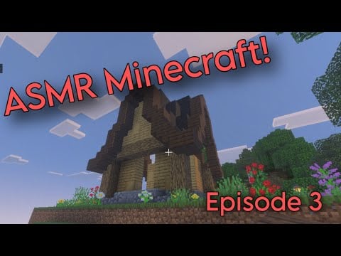 ASMR Minecraft Survival Episode 3! | Redesigning the well and creating farms