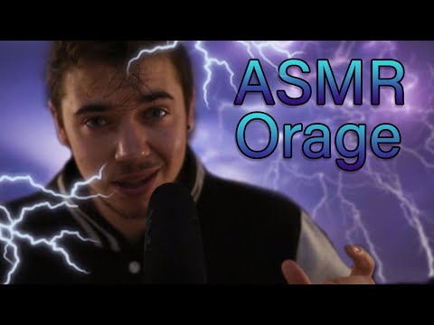 ASMR sous l'ORAGE et la PLUIE frisson garantie !