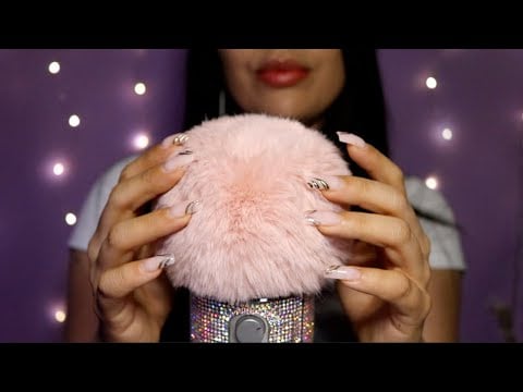 ASMR Sleep Countdown from 50 💕 Fluffy Mic Tracing & Soft Sounds