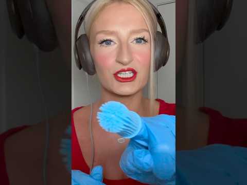 Let me brush your teeth 🦷 #asmr #shorts #relax #visualtingle #triggersforsleep #foleyart