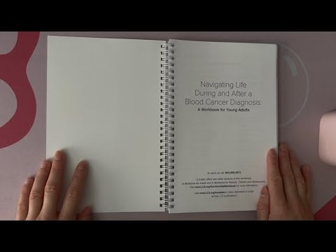 ASMR Flipping Through Navigating Life During And After A Blood Cancer Diagnosis | No Talking
