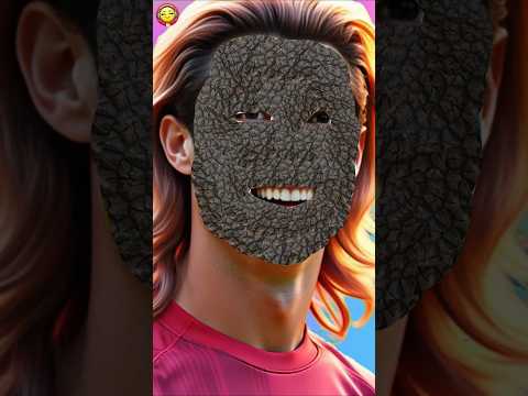 Asmr 2d perawatan masker wajah Cristiano Ronaldo ⚽ 🦶 #shorts