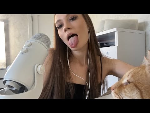АСМР 👅 моггаю звуками рта (W)