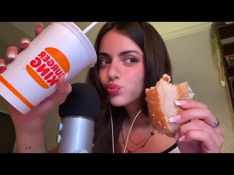 ASMR | Comiendo Burger King 🍔🍟