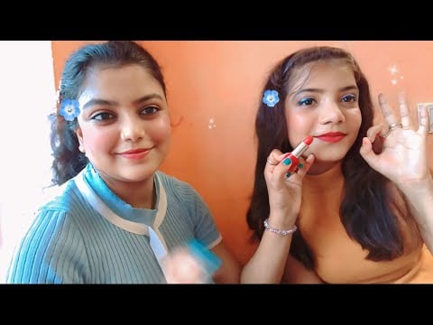ASMR | Doing My Sister Makeup | 💄😍