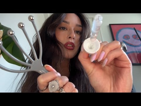 [ASMR] face & head massage 💆🏻‍♀️ (skin care, fast & aggressive personal attention)