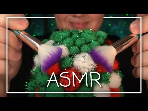 ASMR The Best Brushing Sounds with my new Selfmade Pom Pom Trigger 😴 (No Talking)