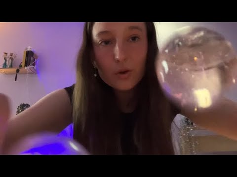 *ASMR* Layered sounds for sleep 🛌✨ (ice globes, visuals, breathy whispers etc) 