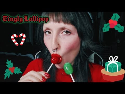 ASMR | LOLLIPOP🍭LICKING | 200% SENSITIVITY FOR MEGA 😴😴😴 CHRISTMAS VIBES🎄☃️