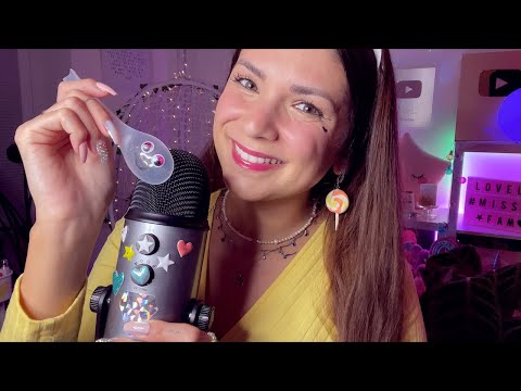 ASMR 10 Triggers in 20 Minutes - Emoji Challenge 99% No Talking (Personal Attention, German/Deutsch)