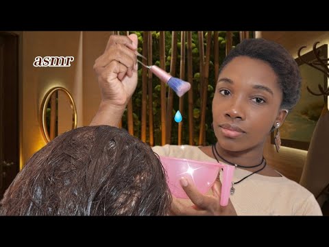 ASMR/ SPA DO CABELO INTENSO RELAXAMENTO ( Massagem no couro cabeludo, Head spa realista )