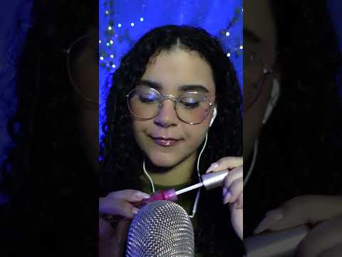 ASMR Passando gloss em você