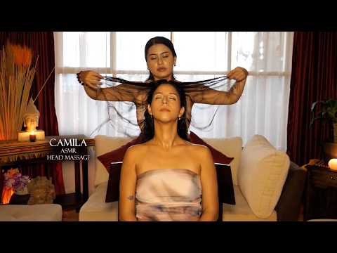 CAMILA ASMR 🩷 RELAXING HEAD MASSAGE - Whit ATACO wather
